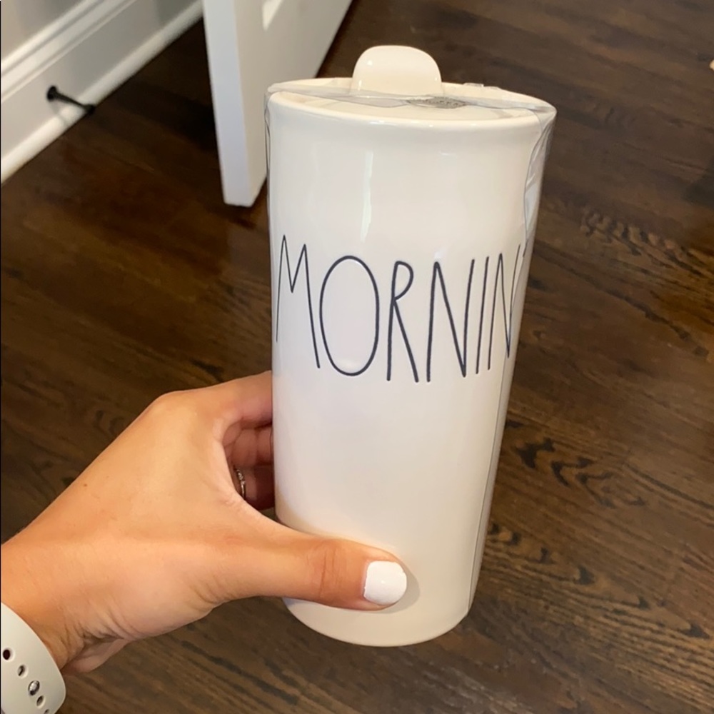 Rae Dunn Ceramic Travel Mug